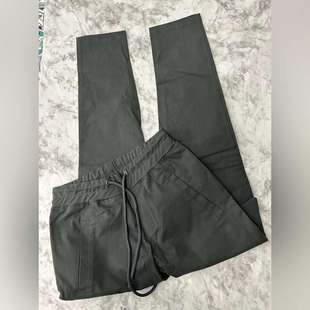 ESNTLS Olive Military Grey Casual Pants TMF Teaching Men’s Fashion Sz XS Used 18